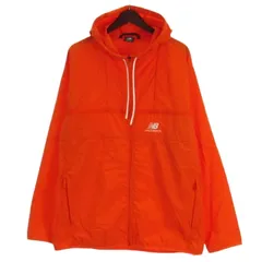 ニューバランス NEW BALANCE アンプリファイド ウインドブレーカー ナイロンジャケット パーカー AMJ21500 オレンジ XL