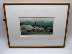 坂本好一 (さかもと こういち)『青い憂愁 - B』銅版画 30部限定 坂本好一銅版画 博物集 / 呂古書房 / 古本、中古本、古書籍の