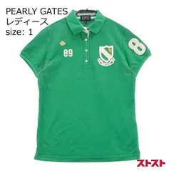 PEARLY GATES パーリーゲイツ 半袖ポロシャツ グリーン系 1 [240001972941]#