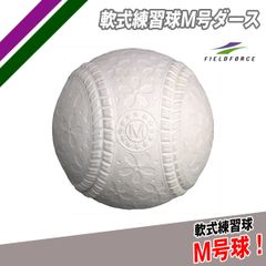 軟式練習球 M号2ダース FNB-7212MN 軟式M球M 軟式M号球 FIELDFORCEフィールドフォース