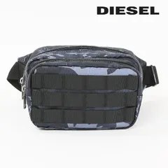 新品・未使用 ディーゼル DIESEL ベルトバッグ 鞄 メンズ レディース 男女兼用 迷彩柄 カモフラージュ柄 ボディバッグ ANCE BK