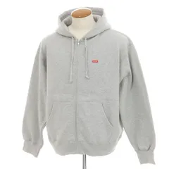 【中古】シュプリーム Supreme 2025年春夏 Small Box Zip Up Hooded Sweatshirt コットンポリエステル パーカー ヘザーグレー【サイズM】【メンズ】