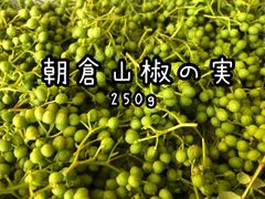 【土日限定セール】今が旬の実山椒200g＋50gおまけ・常温発送