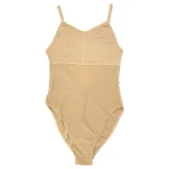 ボディファンデーション バレエ ボディファン ダンス インナー パッド挿入 軽い 速乾  子供 ジュニア 大人 ベージュ 大きいサイズ 発表会 コスプレ b282