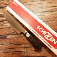 山下 請合 出刃包丁 研ぎ済 水牛柄 みかしほ 特製 ハガネ - メルカリ