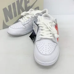 NIKE SB Supreme ナイキ シュプリーム DUNK LOW PRO OG QS HQ8487-100 ダンク ロー プロ 箱付き 未使用 メンズ 27cm ホワイト 靴 DF16933■