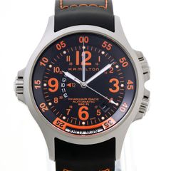 ハミルトン / HAMILTON　カーキ エアレース GMT　H776650　ブラック　自動巻き 【中古】 商品番号 A-158543