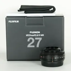 【※Fukkun】フジノンレンズ XF27mmF2.8 R WR 中古美品 フジノンレンズ XF27mmF2.8 [ブラック] 中古価格比較 - 価格.com