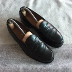 美品♪ ラルフローレン　レザー ローファー RALPH LAUREN ラルフローレン レザー ローファー - メルカリ