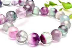 マルチカラー フローライト　10mm　ブレスレット 1個売り パワーストーン 天然石 _BG5532-10