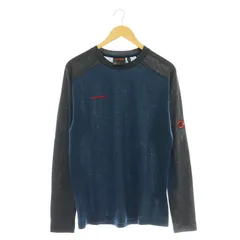マムート MAMMUT カットソー Tシャツ ラグランスリーブ L 青 グレー /MI ■OS ■AXのサムネイル