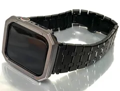 ブラックミラー　アップルウォッチ ラバーベルト Apple Watch ケース　カバー 40 41 44 45 49mm ウルトラ　ultra Apple Watch バンド box入り高級ランク