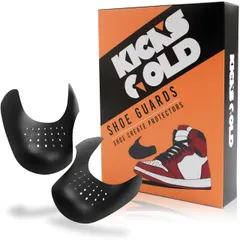 【即納】KICKS GOLD シューガード シューズガード つま先 パッド プロテクター 履きジワ 防止 シューキーパー シールド shoe guards スニーカー 革靴 型崩れ (S)のサムネイル