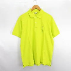 ユニクロ UNIQLO ポロシャツ 半袖 ドライカノコ XL イエロー ※EKM