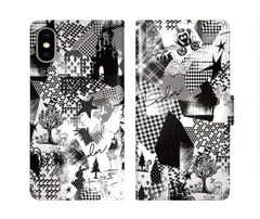 [iPhone12 Pro Max] iPhone16 ケース スカラー スマホケース 手帳型 iPhone16 Pro ケース アイフォン16 15 14 13 12 11 スマホカバー 全機種対応 手帳 ScoLar お城 馬車 バンビ スター 総柄 ダイ