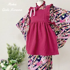 minto様専用☆［ぼたん］被布エプロン3点セットꕤハンドメイドꕤ