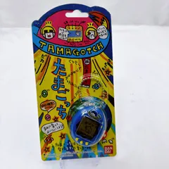【通電チェック済み・やや傷】新種発見!! たまごっち バンダイ 1996 ブルー レトロアイテム