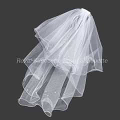 ブライダルベール ベール ホワイト オフホワイト 白 パール ウェディング レース チュール 可愛い 曲線 レース調 ウェディングベール 結婚式 花嫁 二次会 メッシュ フェミニン プリンセス 森ガール 前撮り ガーリー パーティー