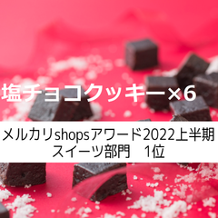 塩チョコクッキー4粒入り×６袋