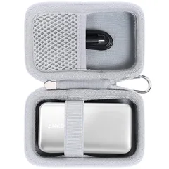 【Khanka 収納ケース】アンカー Anker Power Bank (10000mAh, 30W)， Anker Power Bank (30W, Fusion, Built-In USB-C ケーブル) ，Anker Nano Power Bank (3