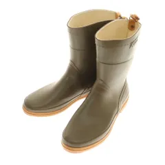 oldandnew♪美品✨AIGLE エーグル BISON レインブーツ カーヴィル ヒョウ柄プリント サイドゴア レインブーツ （レイン
