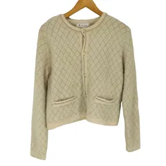 ロペピクニック Rope Picnic 金ボタンフェザーラメニットカーディガン レディース JPN：38 