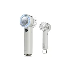 CICIBELLA ハンディファン 冷却プレート 手持ち扇風機 強力 超高速大風量 瞬時冷感 軽量 携帯扇風機 Type-C充電式 クーラー機能 液晶画面 残量表示 長時間稼働 暑さ対策 1～100段階風量調整 小型 旅行 キャンプ アウトドア 通勤通学  0