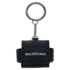 <美品>BALENCIAGA AirPods第2世代ケースキーホルダー ブラック BALENCIAGA】CASH EARPODS ホルダー エアポッツケース