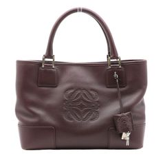 ロエベ LOEWE アマソナ ハンドバッグ ブラウン 311.62.028 カーフレザー 牛革 レディース【中古】