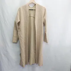 ◇ ⊇ UNITED ARROWS green label relaxing ロング 長袖 カーディガン サイズ表記なし ベージュ レディース E  【1502060028776】