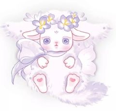 [중고] 트레이딩 피겨 Iris [CQTOYS×LOLOAN Blooming Deers(블루밍 디어즈) 시리즈 트레이딩 플러시]