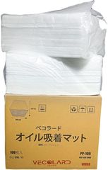 べコラード　オイル吸着マット　VF003　40cm×50cm　厚さ4mm　100枚入り