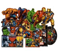 USA直輸入品　マーベルヒーローズステッカー12枚セット【送料無料】