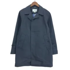 ほぼ未使用✨　ナナミカ　ゴアテックス　ステンカラー　コート　ネイビー　ロング nanamica - ナナミカ ゴアテックスステンカラーコート XSの通販