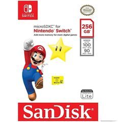 【ネコポス便配送商品】【並行輸入品】サンディスク(SanDisk) Nintendo Switch対応 microSDXC 256GB SDSQXAO-256G-GN3ZN