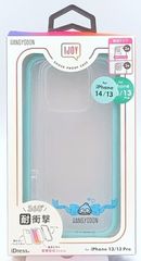 iDress iPhone13 iPhone13pro対応 兼用タイプ サンリオ IJOY 360° 衝撃吸収 スマホケース 保護フィルム付 着せ替え (ハンギョドン)