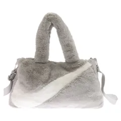 NIKE (ナイキ) NSW FX FUR TOTE フェイクファートートバッグ DQ5804-012 グレー レディースのサムネイル