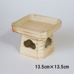 三宝 三方 白木 日本製 13cm お供え 月見 団子 台 お月見さんぽう お供え台 お月見台 飾り台 越前漆器 割れない 耐久 食器 業務用漆器