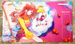 ワンピースカード　オフィシャルプレイマット　ゼウス　ナミ 周辺グッズ オフィシャルプレイマット -Bandai Card Games Fest