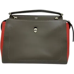 FENDI フェンディ ドットコム スタッズ ハンドバッグ ショルダーバッグ FENDI - 美品 フェンディ ドットコム フラワー スタッズ