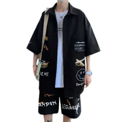 【在庫処分】[ＮＯＭＳＯＣＲ] メンズ 夏服 セットアップ ジャージ 上下セット 半袖 パーカー ｔシャツ ハーフパンツ ゆったり スポーツウェア ルームウェア 部屋着 運動着 おしゃれ 大きいサイズ M~5XL