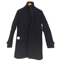 junhashimoto スタンドカラーコートSTAND L黒 STAND COLLAR COAT（ステンカラーコート）｜junhashimoto