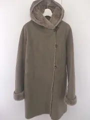 ■ URBAN RESEARCH ROSSO アーバンリサーチ 裏ボア 長袖 フェイクムートン コート サイズF ダークブラウン レディース  【中古】 【1203290004065】