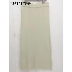 ◇ fifth フィフス ウエストゴム 膝下丈 ナロー スカート アイボリー レディース  【中古】 【1111190003081】のサムネイル