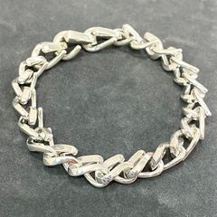 極美品 ティファニー ブレスレット フォージ ミディアム いぶし 19cm