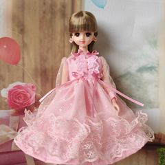 あき様専用 りかちゃんジェニー服 ヴィクトリアン桜+薔薇