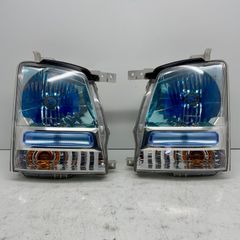 【コーティング済】スズキ MH21S MH22S ワゴンR FX リミテッド 前期 ヘッドライト ランプ レンズ 左右セット LR ハロゲン koito 100-59054 P61288