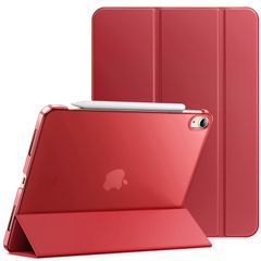 【迅速発送】11 Air インチ M3/M2 (2025/2024) iPad iPadAir5/4 ケース（2022/2020モデル、10.9インチ）スリムスタンドハードバック ウェイクアップ/オートスリープ機能付き JEDirect タブレットカバー (レ