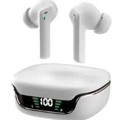 B-32 bluetooth イヤホン Hi-Fi イヤホン ワイヤレス Bluetooth5.3 LED残量表示 Type‐C急速充電 低遅延 ゲームモードあり IPX7防水 ワイヤレスイヤホン ENC ノイズキャンセリング  G06