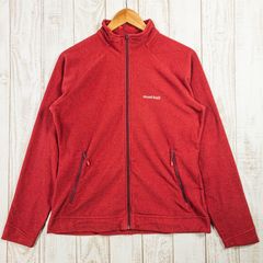 【Women's XL レッド系】 Montbell ( モンベル ) シャミース ジャケット ポリエステル ウェア トップス アウター ジャケット フリース z00050707  フリース アウター ジャケット トップス ウェア